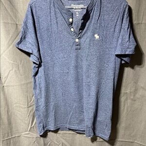 Abercrombie & Fitch Navy Casual Button Down Shirt